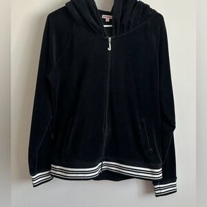 Juicy couture velour zip up hoodie